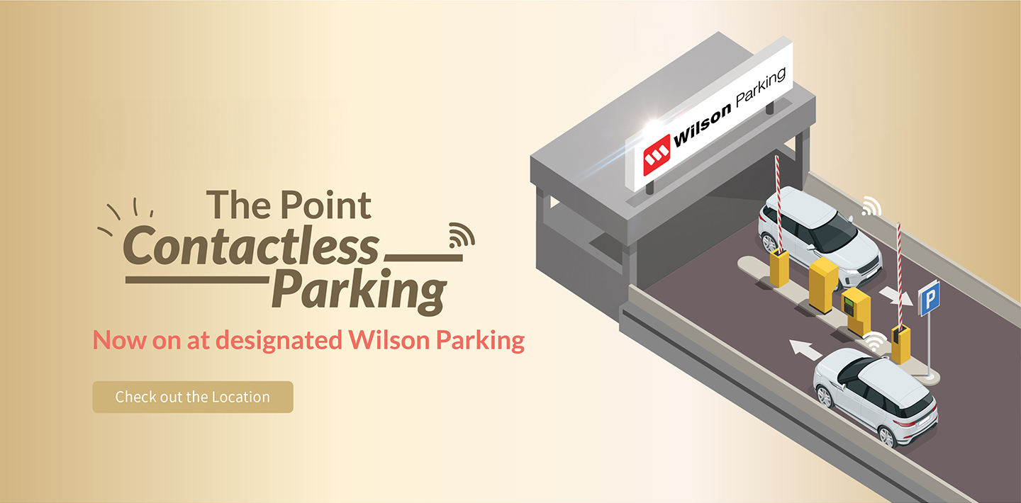 The Point Contactless Parking activated in designated Wilson Parking